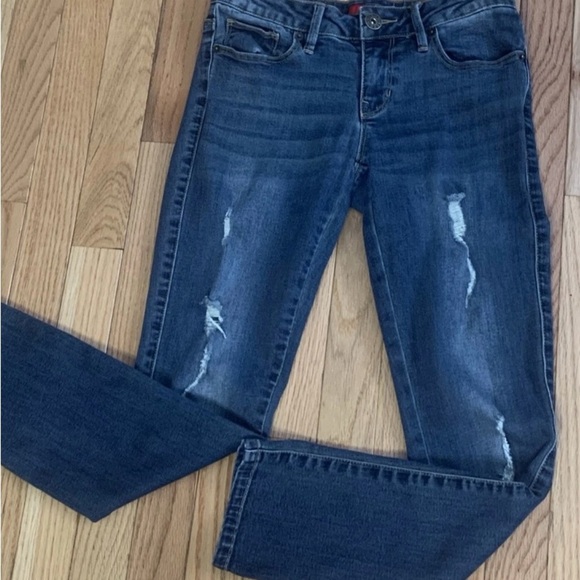 GUESS Y2K Women’s Size 25 Distressed Skinny Jeans - Picture 4 of 11